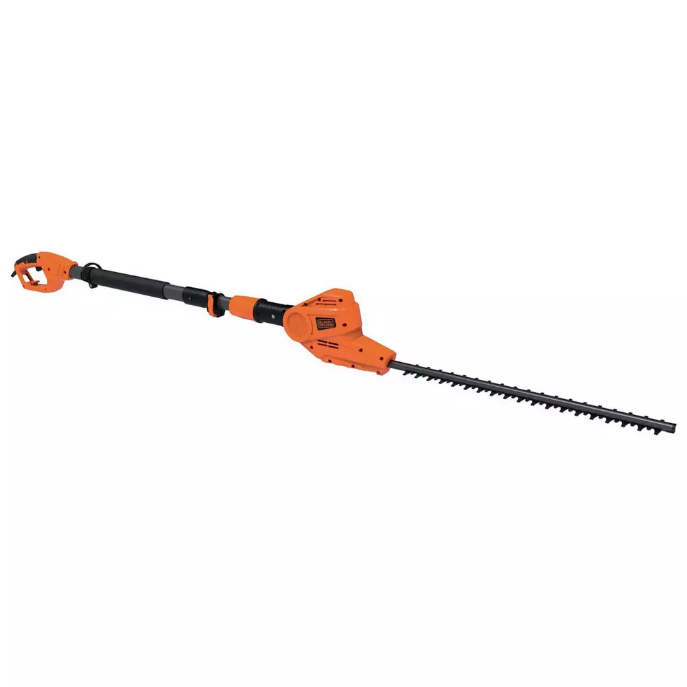 Black + Decker 51cm Corded Pole Hedge Trimmer - 550W