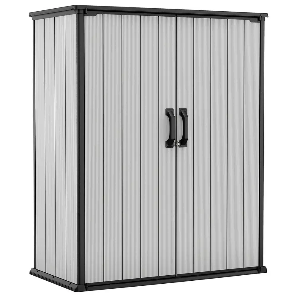 Keter Premier Tall 1400L Outdoor Storage Cupboard 4.6 x2.4ft