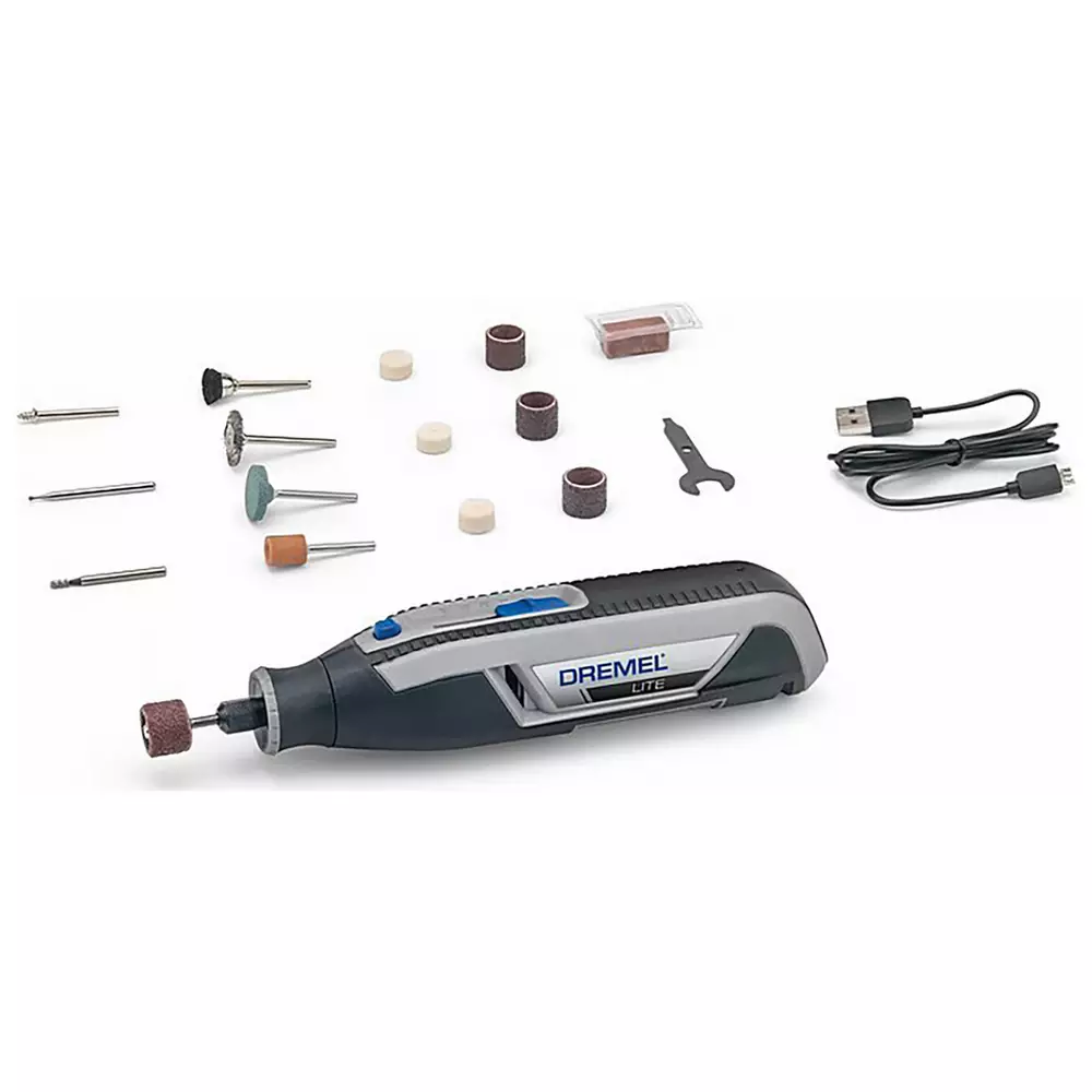 Dremel Lite Cordless 15 Accessories Multi Drill Kit