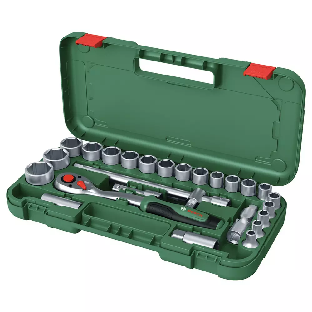 Bosch 0.5 inch 25 pieces Ratchet Set