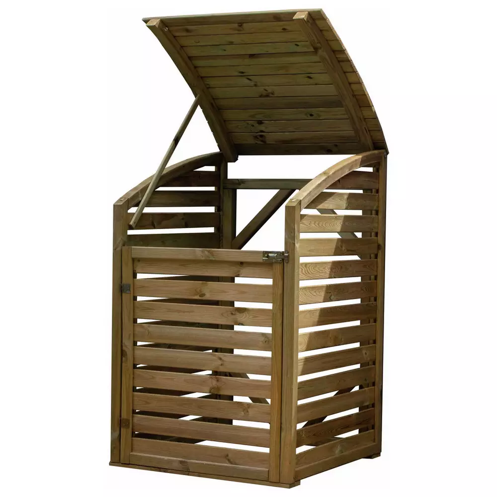 Mercia Pressure Treated Wooden Single Bin Store
