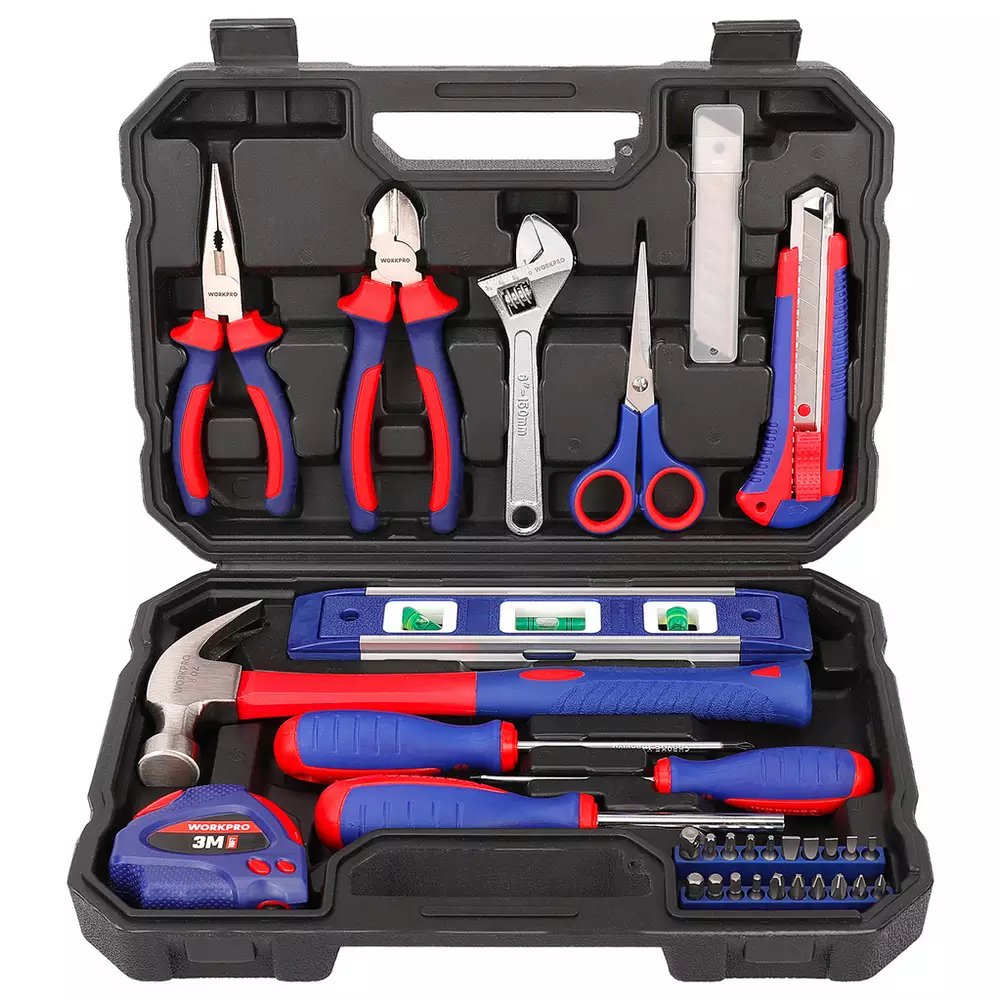 WORKPRO 32 Pieces Household Tool Kit