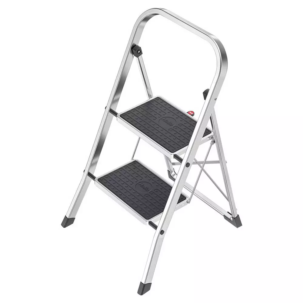 Hailo K70 2-Step Flat Aluminium Step Stool