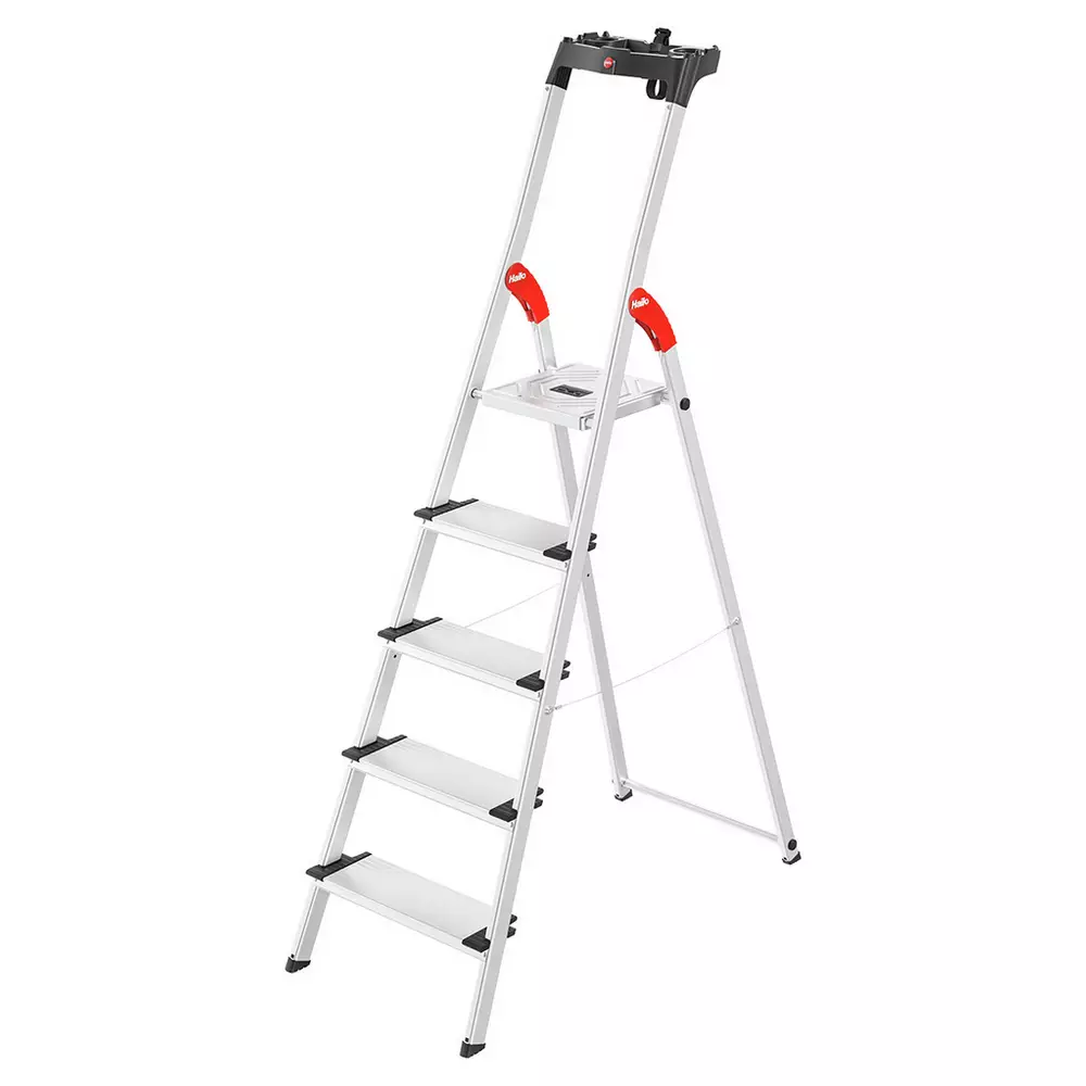 Hailo 5 Tread Aluminium Safety Ladder