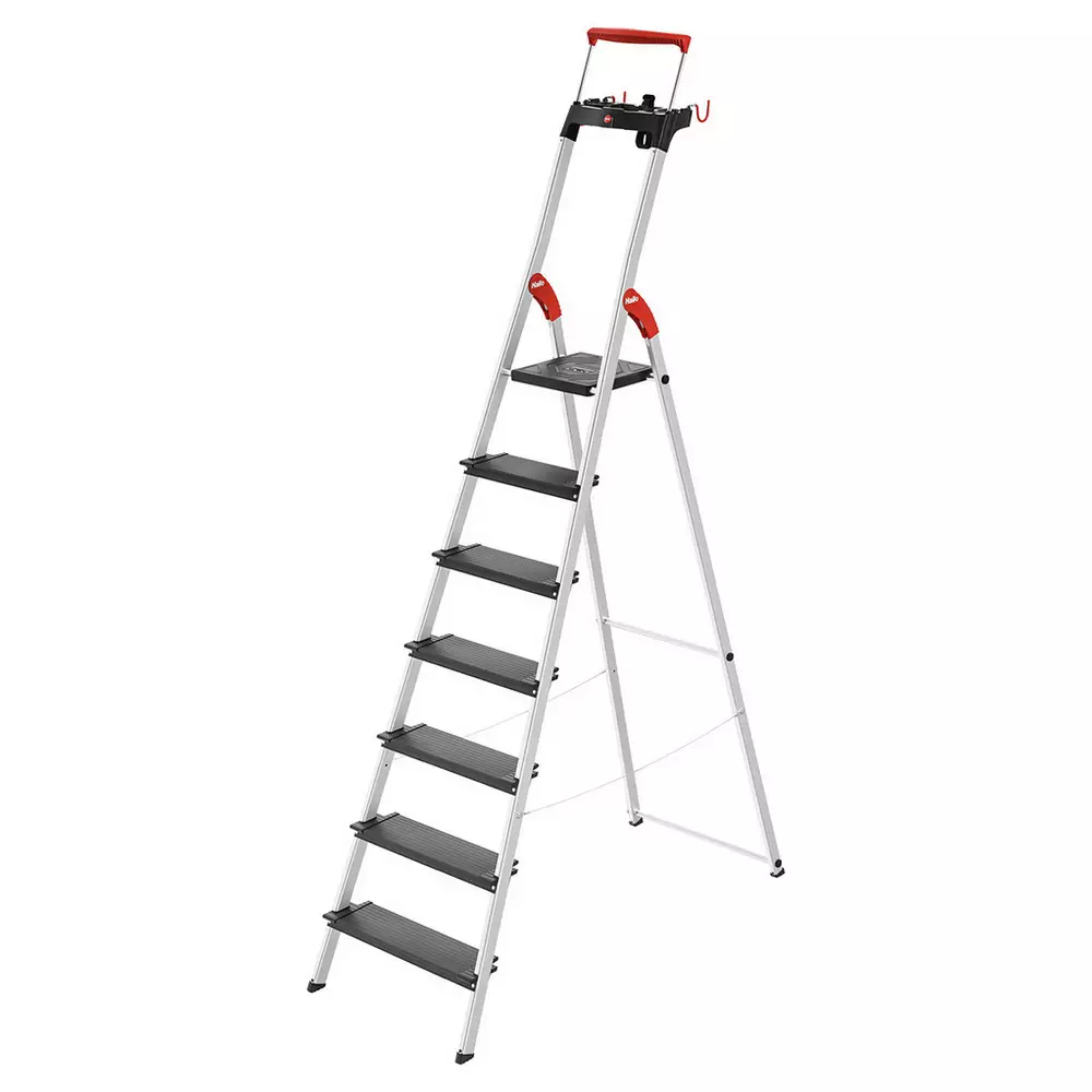 Hailo 7 Tread Aluminium Safety Ladder