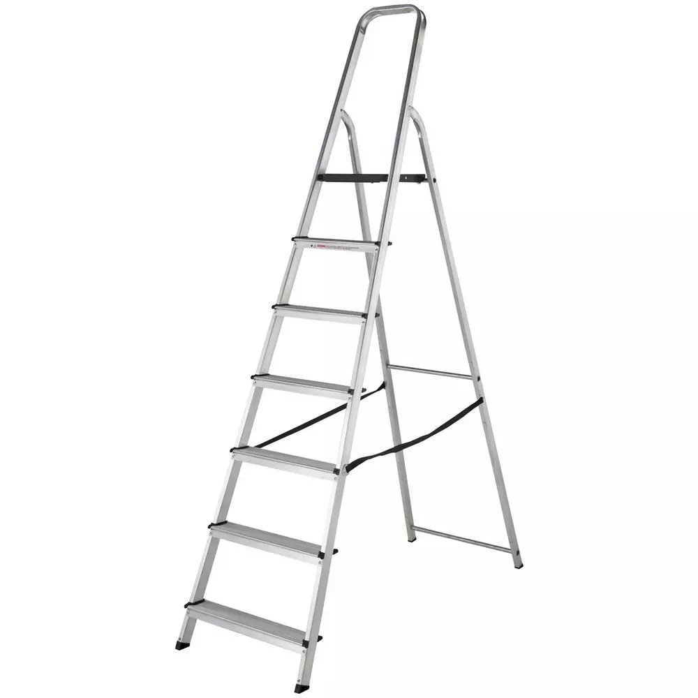 Werner 7 Tread High Handrail Step Ladder