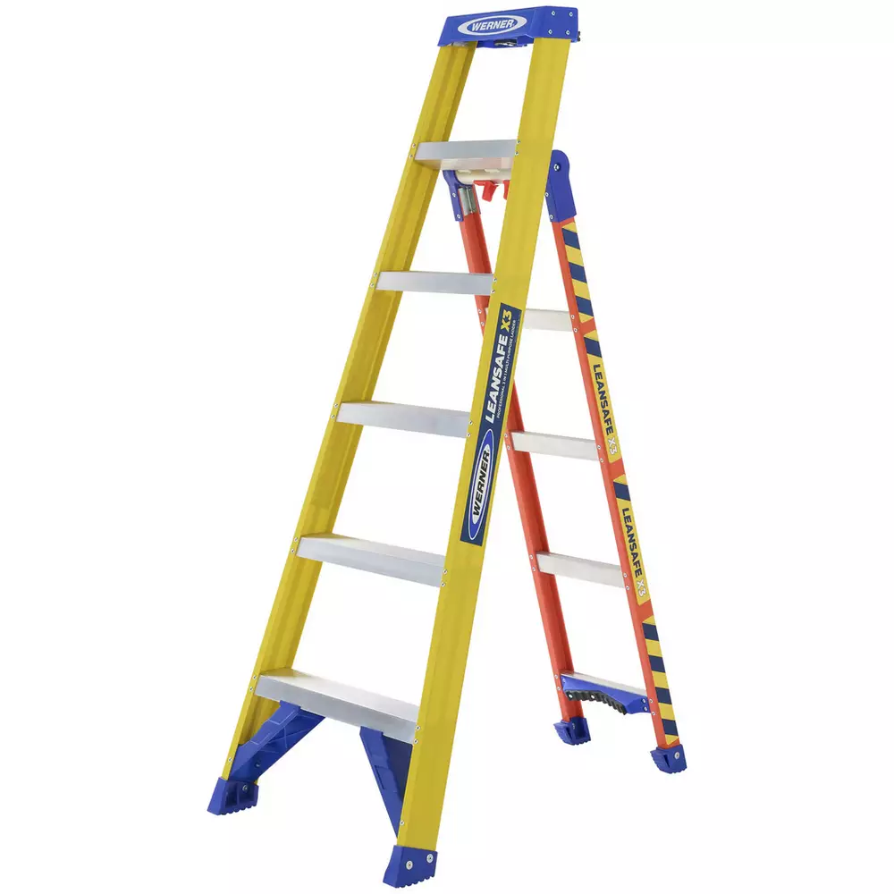 Werner Leansafe 3 in 1 Fibreglass Combination Ladder
